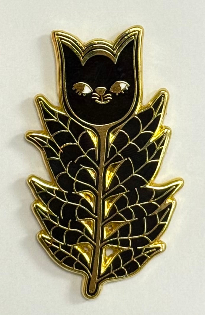 Cat Tulip Pin