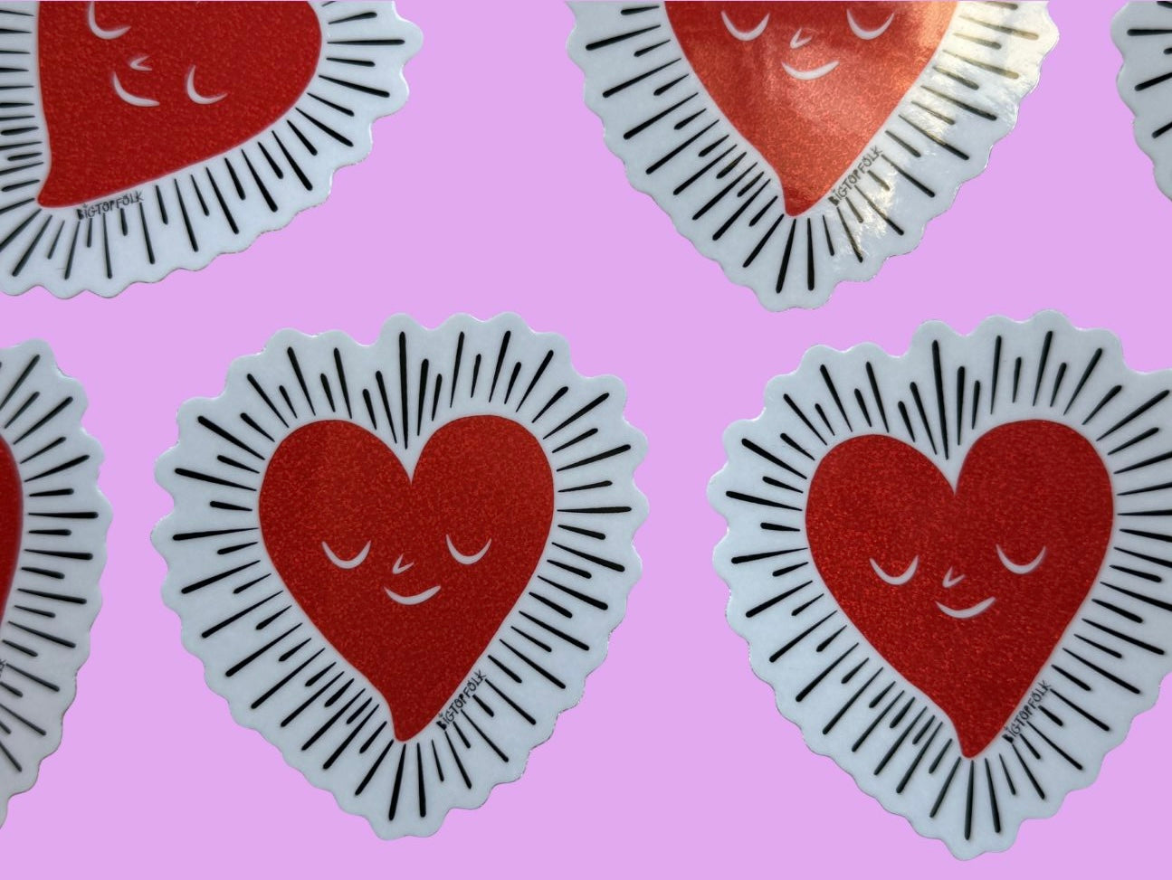 Gratitude Heart Sticker