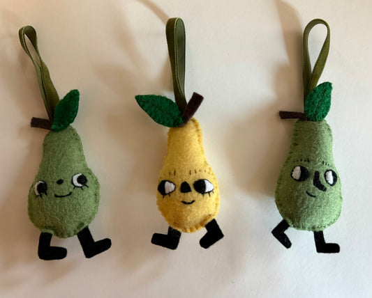 Pear of Shoes Ornament