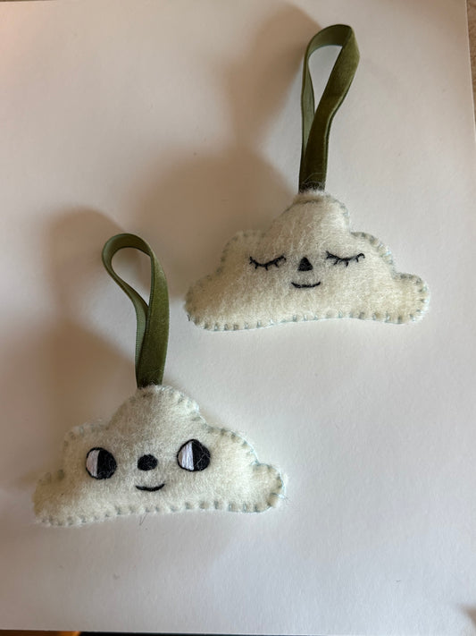 Puffy Cloud Ornament