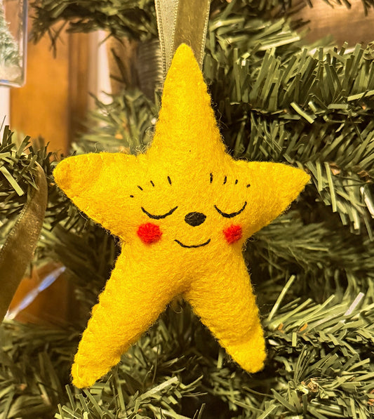 Sleeping Star Ornament